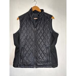 Marmot black quilted vest XL unisex style